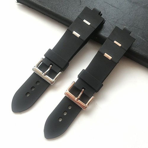 Black rubber 22x8mm - black, 24/22x8mm