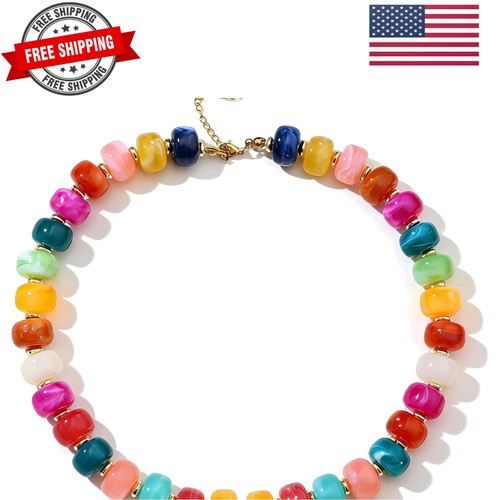 Collana con perline grosse - collana,