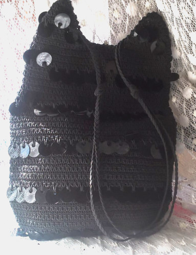 Mini borsa nera elegante - borsa,