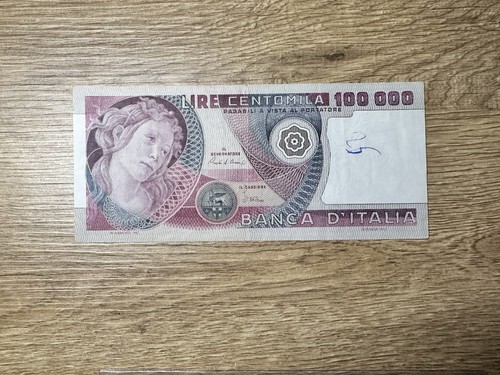 Banconota lire 100000 - banconota,