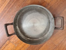 rame martellato tegame 2 manic1 ø 20 cm con manici ferro anticati