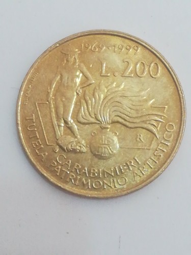 Moneta 200 lire - lire, carabinieri
