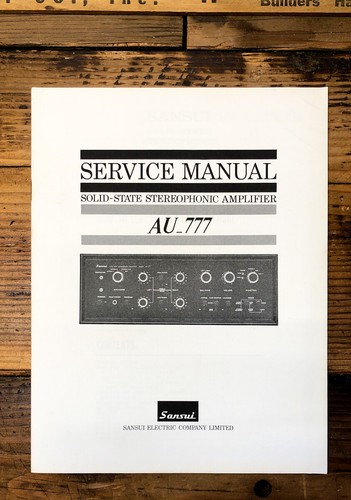 Sansui 777 amplificatore - au-777,