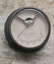 Antico amperometro in ottone