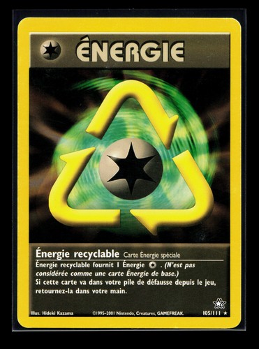 Carte pokémon energie - carte,