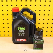 Set Di Cambio Olio Motul 5100 10W40 Per: Kawasaki ZX-6R ZX-6RR Ninja ZX600 ZX636