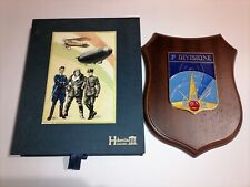 Crest 3° Divisione Comlog Aeronautica Militare in custodia 21x17,5 cm vintage