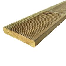 Pavimento Legno Da Esterno Decking Pino Impregnato Autoclave mm 28 x 145 x 2000