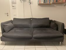 Fodera colore blu divano Ikea Soderhamn tre posti