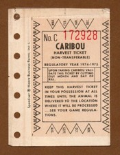 Biglietto Raccolto Caribou