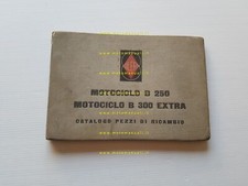 Gilera B 250 - B 300 Extra 1957 catalogo ricambi originale