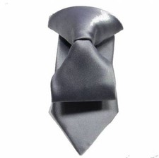 CRAVATTA GRIGIO MEDIO PERLA