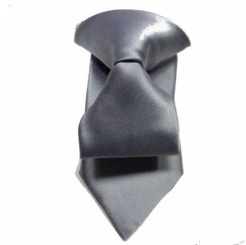 Cravatta grigio medio perla - cravatta,