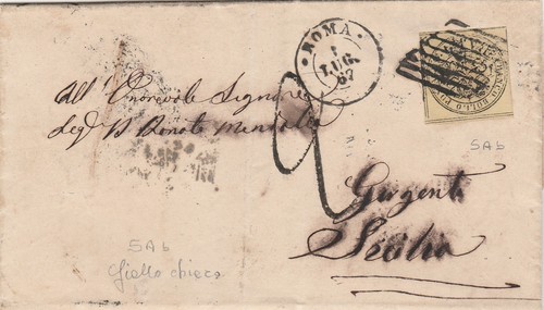 1867 pontificio piego da - pontificio,