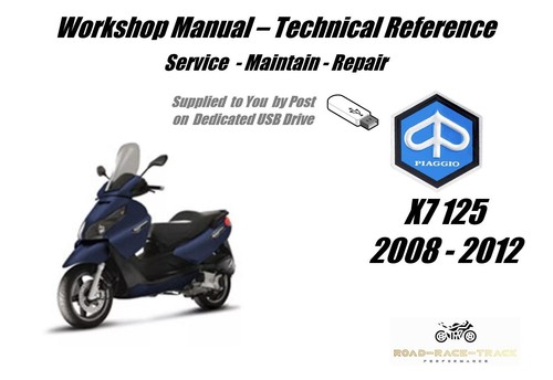 Piaggio 125 manuale - piaggio, x7