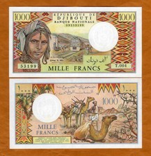 Gibuti, 1000 franchi, ND