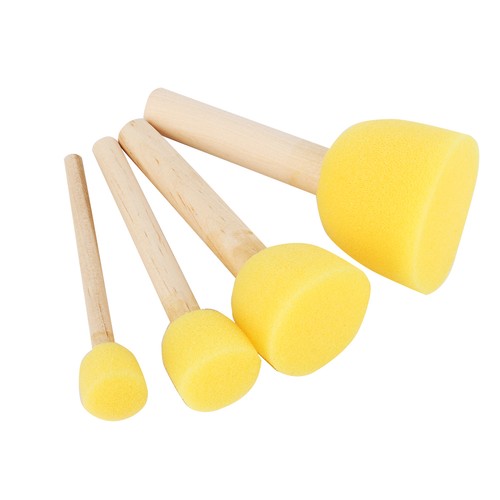 ㄧ4pcs manico legno stencil - ㄧ4pcs,