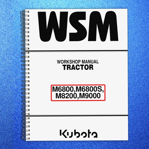 Kubota m6800 m6800s - kubota,