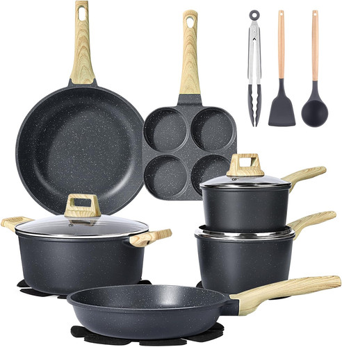 Pcs set pentole da - pcs,