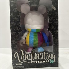 Disney Vinylmation Urban Series 7 Mickey Mouse Thomas Scott LE Color TV Block 9”