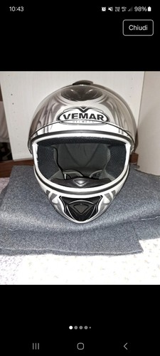 Casco integrale moto vemar - casco,