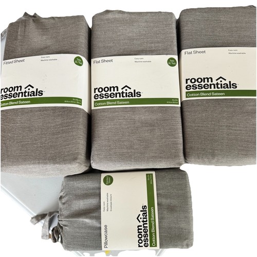 Set lenzuola grigio - , letto