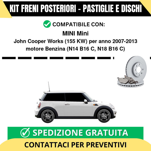 Kit freni posteriori per - posteriori, mini