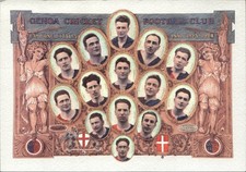 Cartolina Genoa cricket football Campione d'Italia 1923-1924 centenario 2024