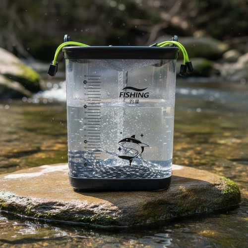 Secchio pesca pieghevole - da,