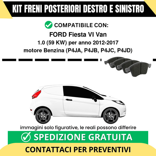 Pastiglie freno posteriori - pastiglie,