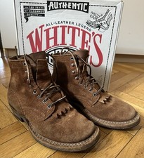 White’s Semi Dress Rugged Boots Suede 8,5D USA Heritage Viberg Redwing