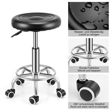 Sgabello girevole su ruote