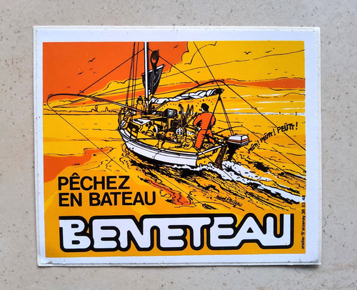 Autocollant ancien sticker - autocollant,