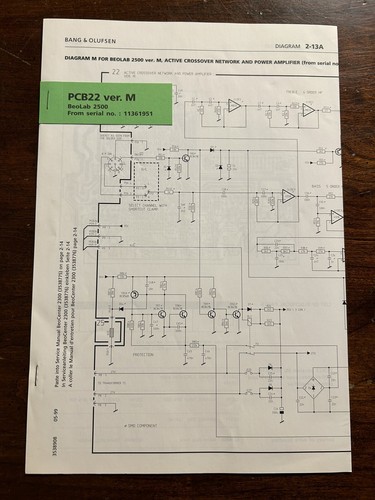 Bang olufsen pcb22 - olufsen, ver.