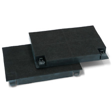 REX ELECTROLUX COPPIA FILTRI CAPPA CARBONI ATTIVI 190 X 136 mm. EFF70 - D141 