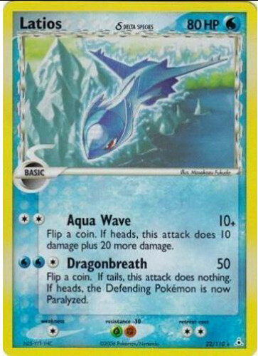 Pokemon carta latios 110 - pokemon,