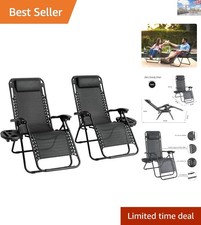 Set Sedie Lusso Pieghevoli a