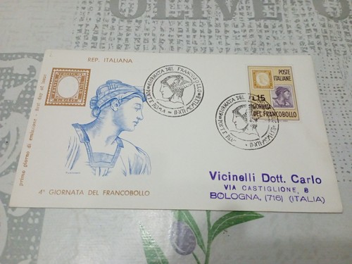 322n 1962 fdc italia - -,