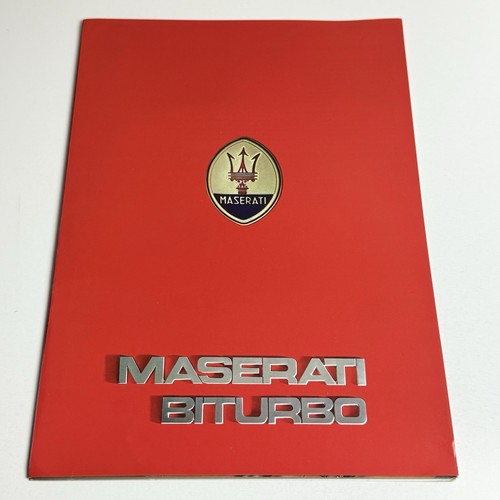 Maserati biturbo 8p - maserati, brochure