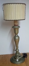 Lampada Da Comodino In Bronzo