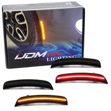 Smoke Lens Amber/Red LED