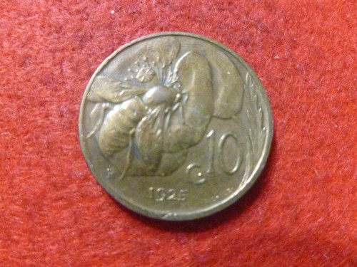 Italia centesimi 1925 - 10,