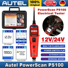 Autel PowerScan PS100 sonda di potenza elettrica 12V/24V AVOmeter tester di circuito DHL