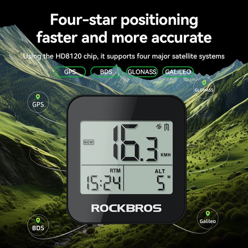 Rockbros tachimetro bici - rockbros,