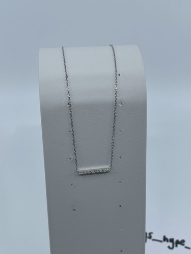 Collana lingotto oro - bianco, 14