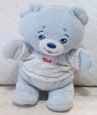 Peluche pupazzo orso orsetto azzurro Trudi cremino bimbo 20 cm