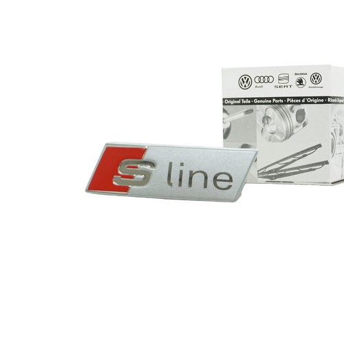 Emblema originale audi sline - originale,