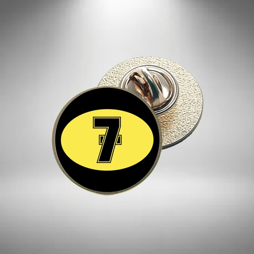 Barry sheene pin - 7, lapel