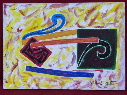 Frank stella oil painting - stella,