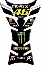 TANKPAD PARASERBATOIO COMPATIBILE CON MOTO Valentino Rossi 46 nero Tank Pad